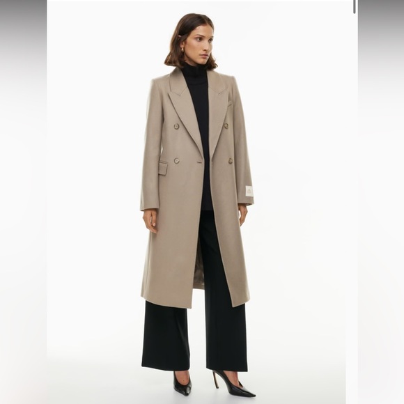 Aritzia Jackets & Blazers - Aritzia Babaton Constant Coat Women’s in Nomad Taupe